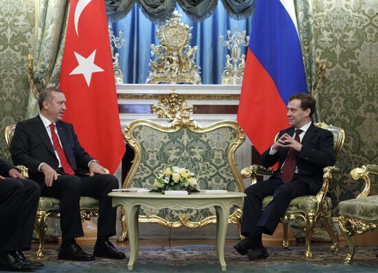 Recep Tayyip Erdogan visits Moscow