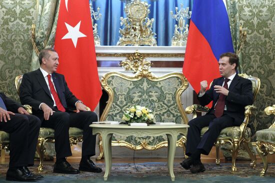 Recep Tayyip Erdogan visits Moscow