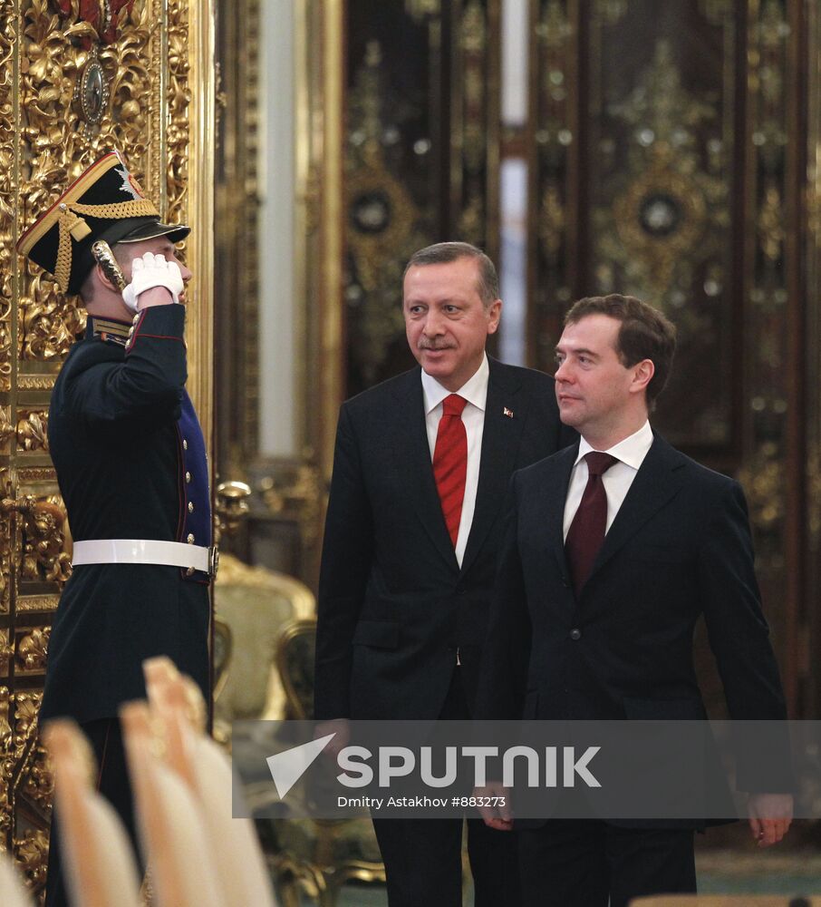 Recep Tayyip Erdogan visits Moscow
