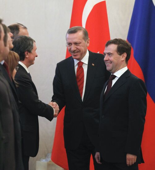 Recep Tayyip Erdogan visits Moscow