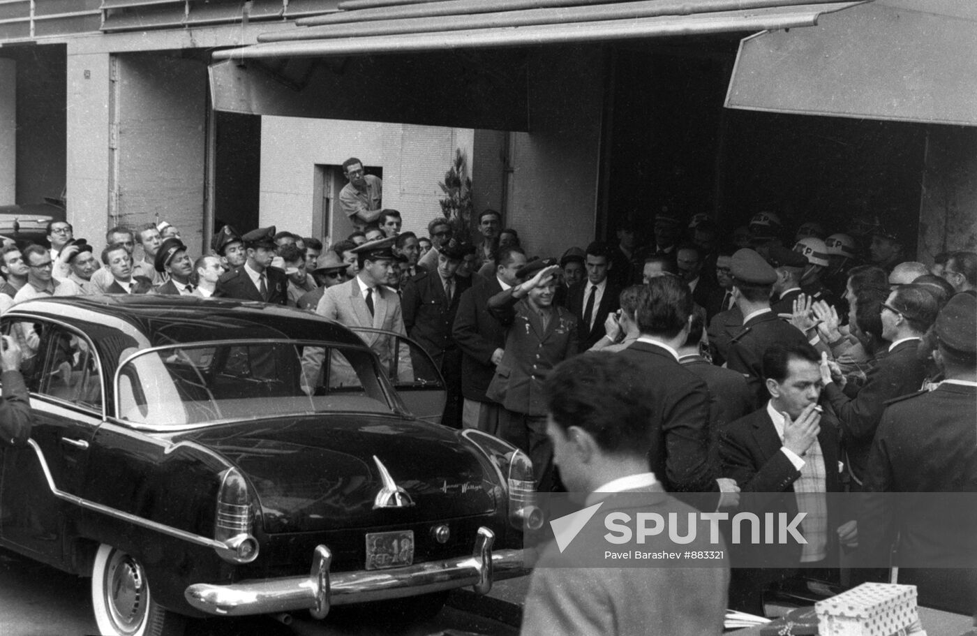 Yuri Gagarin in Sao Paulo