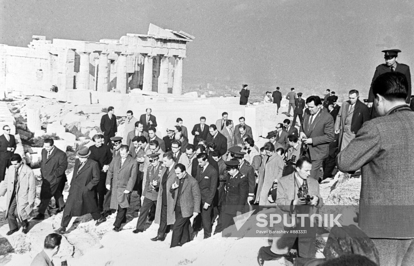 Yuri Gagarin in Greece