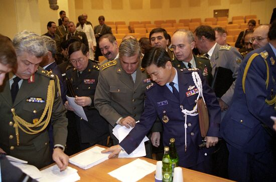 Meeting with military attache