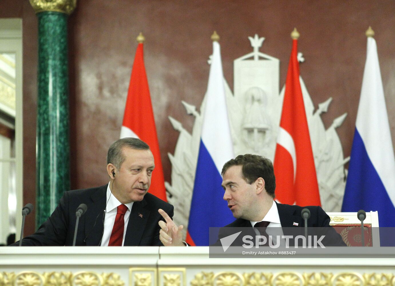 Recep Tayyip Erdogan visits Moscow