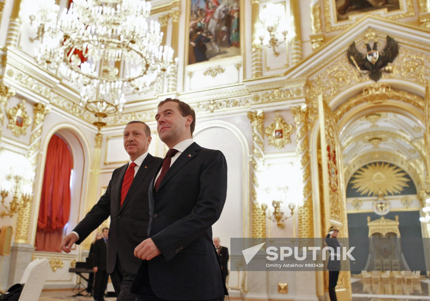 Recep Tayyip Erdogan visits Moscow
