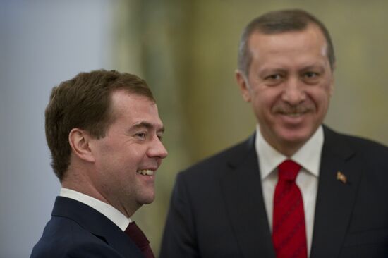 Recep Tayyip Erdogan visits Moscow