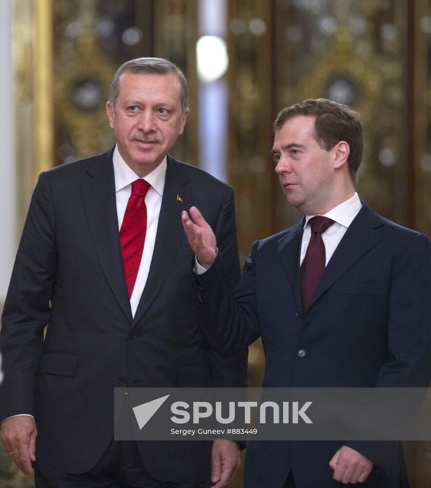 Recep Tayyip Erdogan visits Moscow