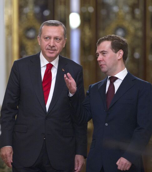 Recep Tayyip Erdogan visits Moscow