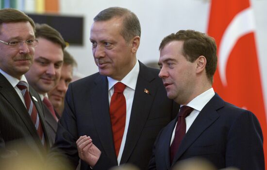 Recep Tayyip Erdogan visits Moscow