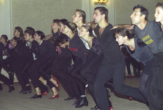 Folk dance ensemble under the guidance of I. Moiseyev