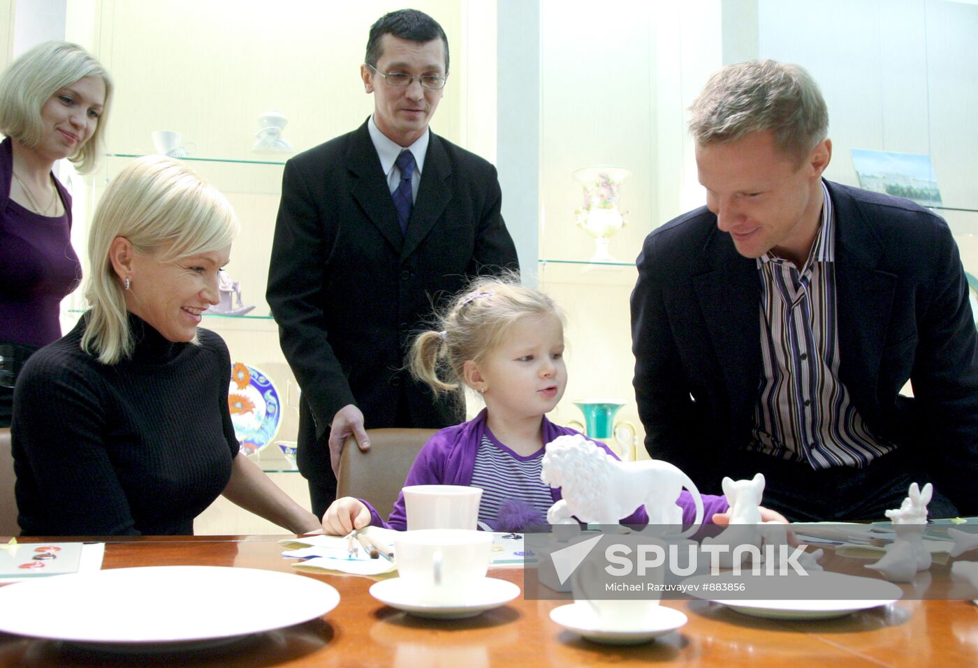 Vyacheslav Malafeyev with wife Marina