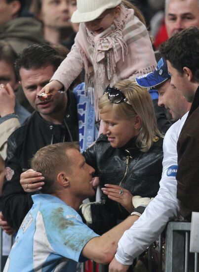 Vyacheslav Malafeyev with wife Marina