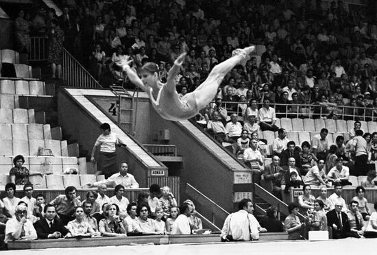 Olympic gymnastics champion Olga Korbut
