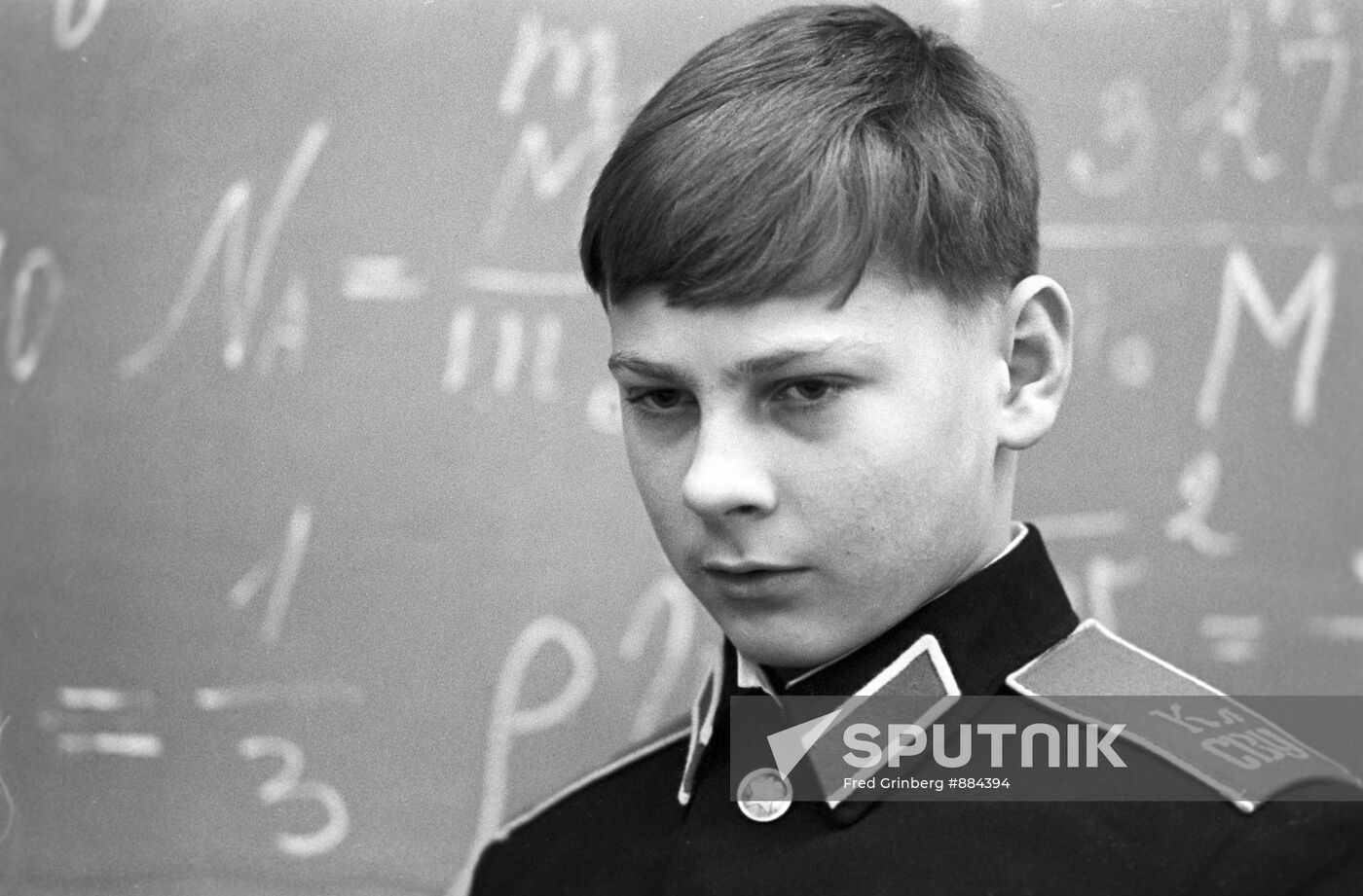 Suvorov Military School cadet S.Bolshakov