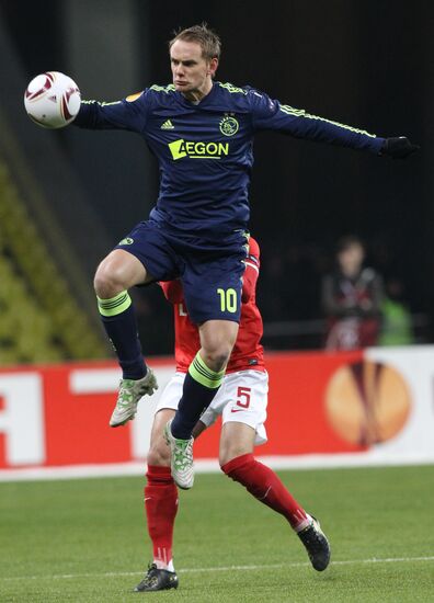 Football. UEFA Europa League. Spartak vs. Ajax