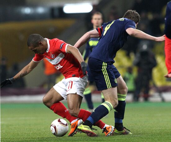 Football. UEFA Europa League. Spartak vs. Ajax
