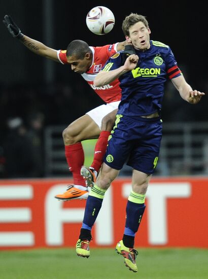 Football. UEFA Europa League. Spartak vs. Ajax