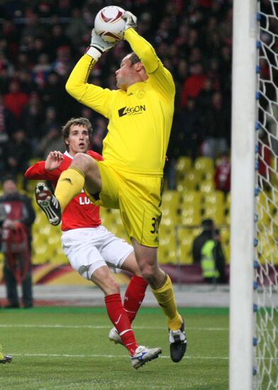 Football. UEFA Europa League. Spartak vs. Ajax