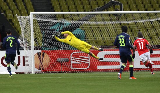 Football. UEFA Europa League. Spartak vs. Ajax