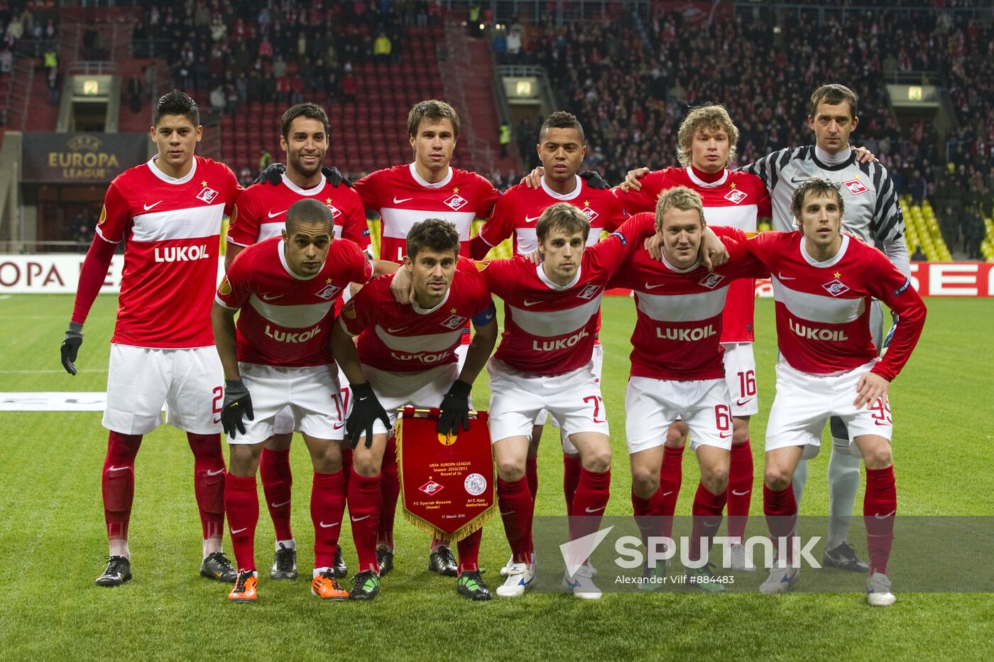 Football. UEFA Europa League. Spartak vs. Ajax