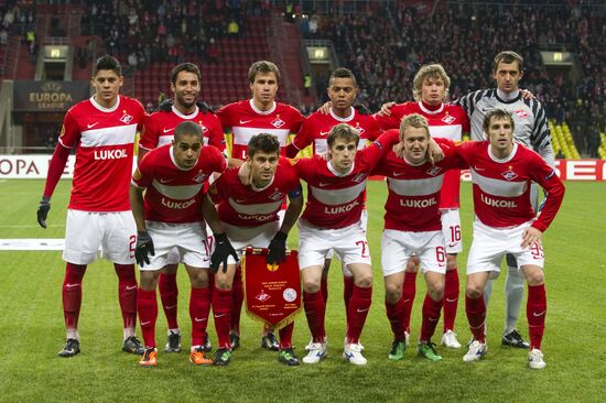Football. UEFA Europa League. Spartak vs. Ajax