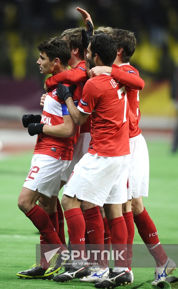 Football. UEFA Europa League. Spartak vs. Ajax