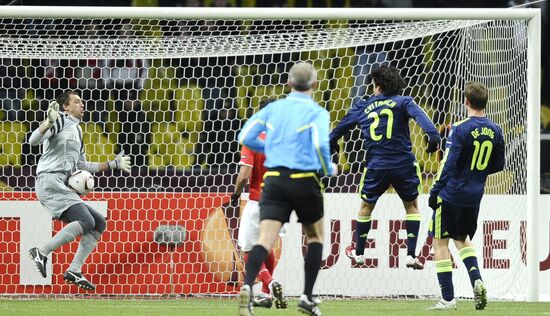 Football. UEFA Europa League. Spartak vs. Ajax