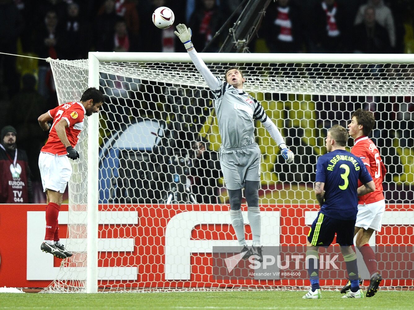 Football. UEFA Europa League. Spartak vs. Ajax