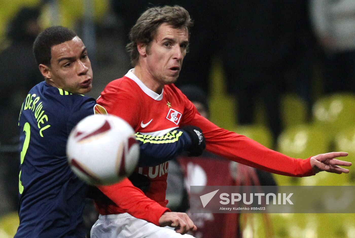 Football. UEFA Europa League. Spartak vs. Ajax