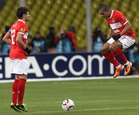 Football. UEFA Europa League. Spartak vs. Ajax