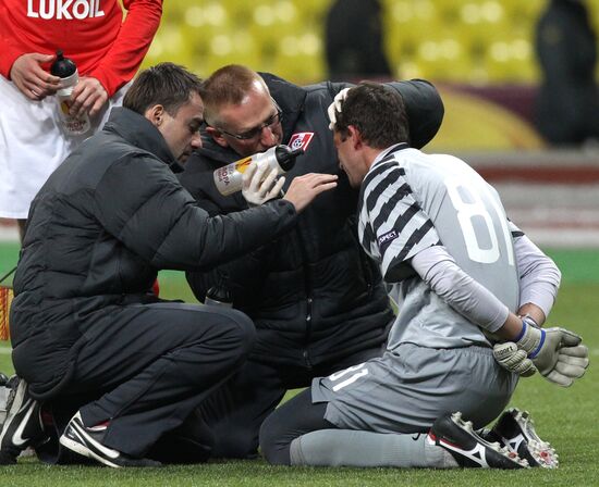 Football. UEFA Europa League. Spartak vs. Ajax