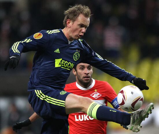 Football. UEFA Europa League. Spartak vs. Ajax