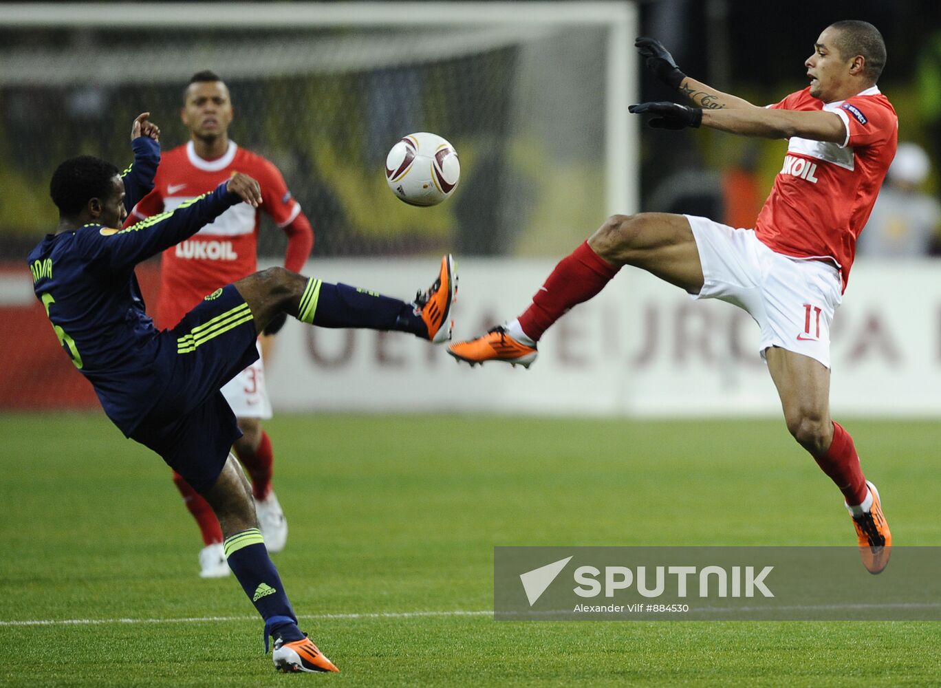 Football. UEFA Europa League. Spartak vs. Ajax