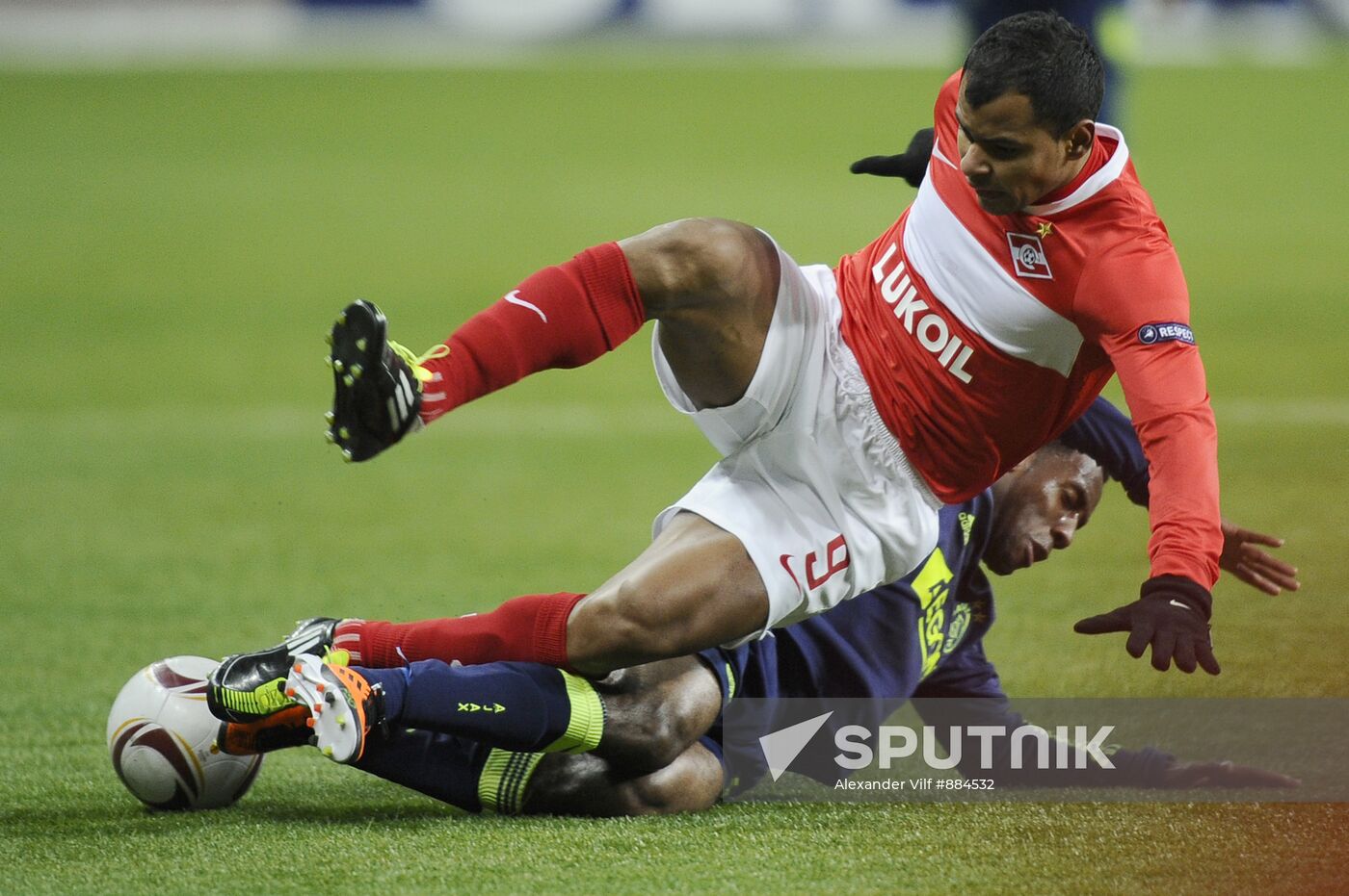 Football. UEFA Europa League. Spartak vs. Ajax