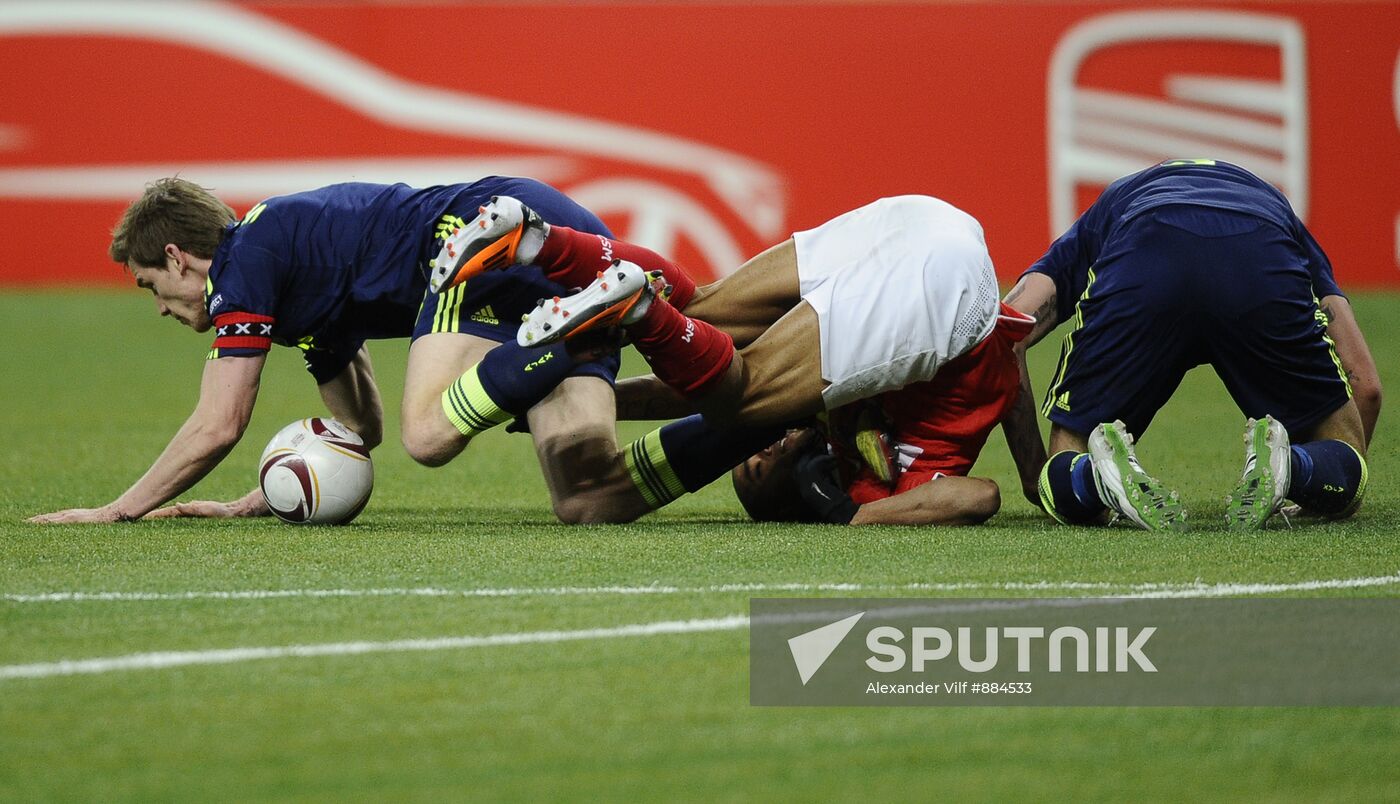 Football. UEFA Europa League. Spartak vs. Ajax