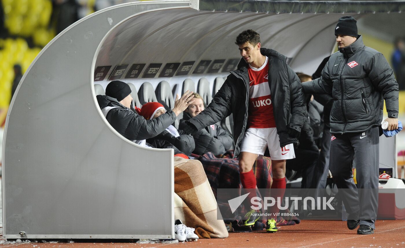 Football. UEFA Europa League. Spartak vs. Ajax