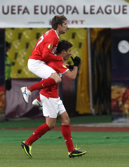Football. UEFA Europa League. Spartak vs. Ajax
