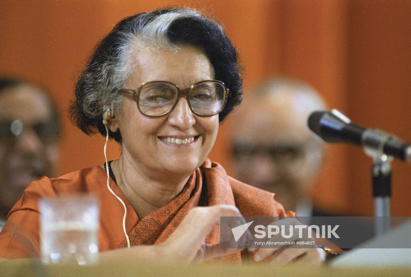 Prime Minister of India Indira Priyadarshini Gandhi