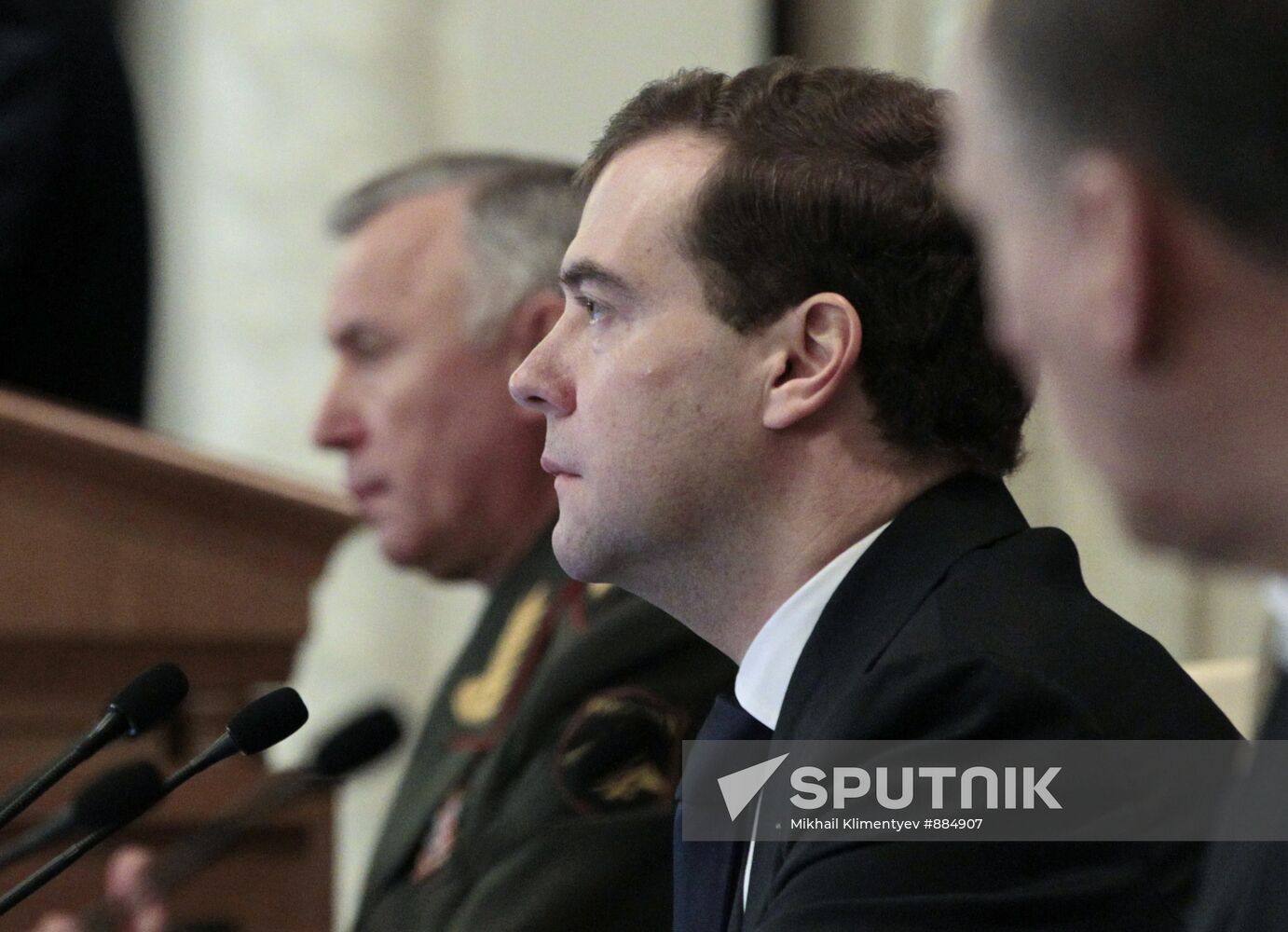 Dmitry Medvedev at expanded meeting of Defense Ministry Board