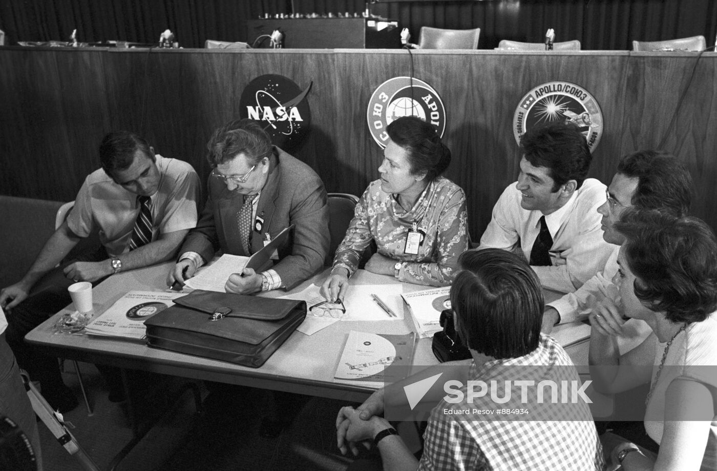 Soviet scientists at NASA Space centre