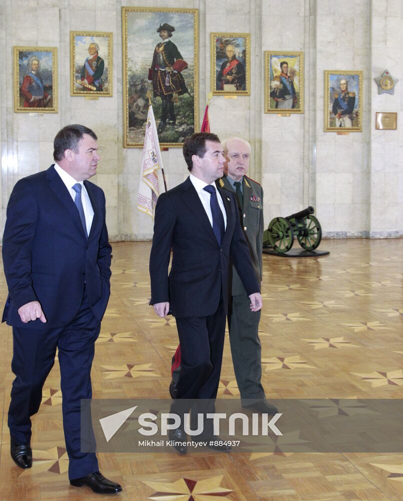 Dmitry Medvedev at expanded meeting of Defense Ministry Board