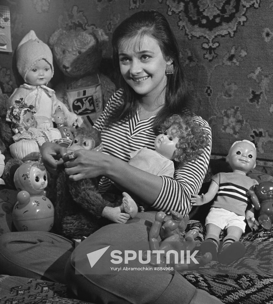 Soviet and Russian theatre and film actress Lyudmila Marchenko