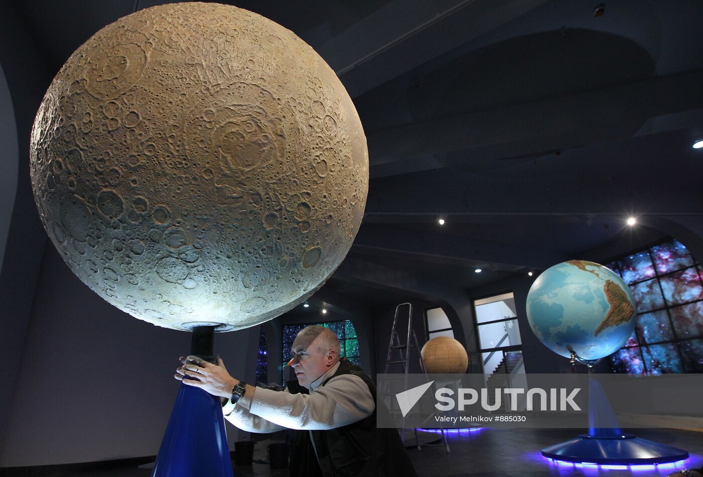Preparations for opening Moscow Planetarium