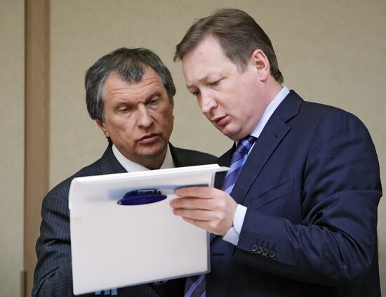 Igor Sechin and Andrei Kudryashov