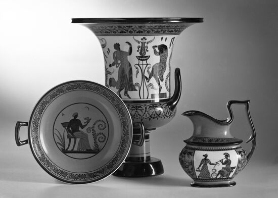 Service with Greek motifs