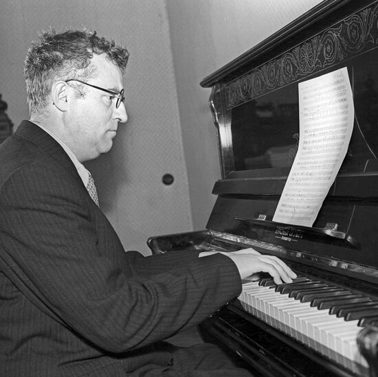 Composer Georgy Sviridov