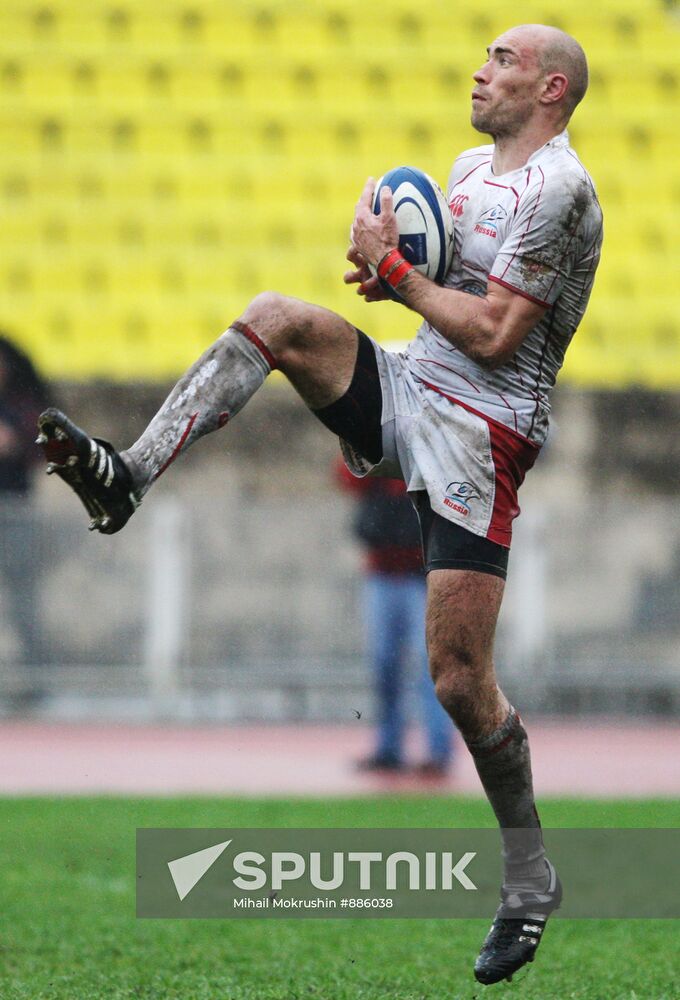 Rugby. European Nations Cup. Match Russia - Georgia
