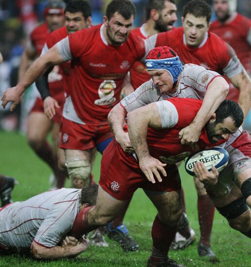 Rugby. European Nations Cup. Match Russia - Georgia