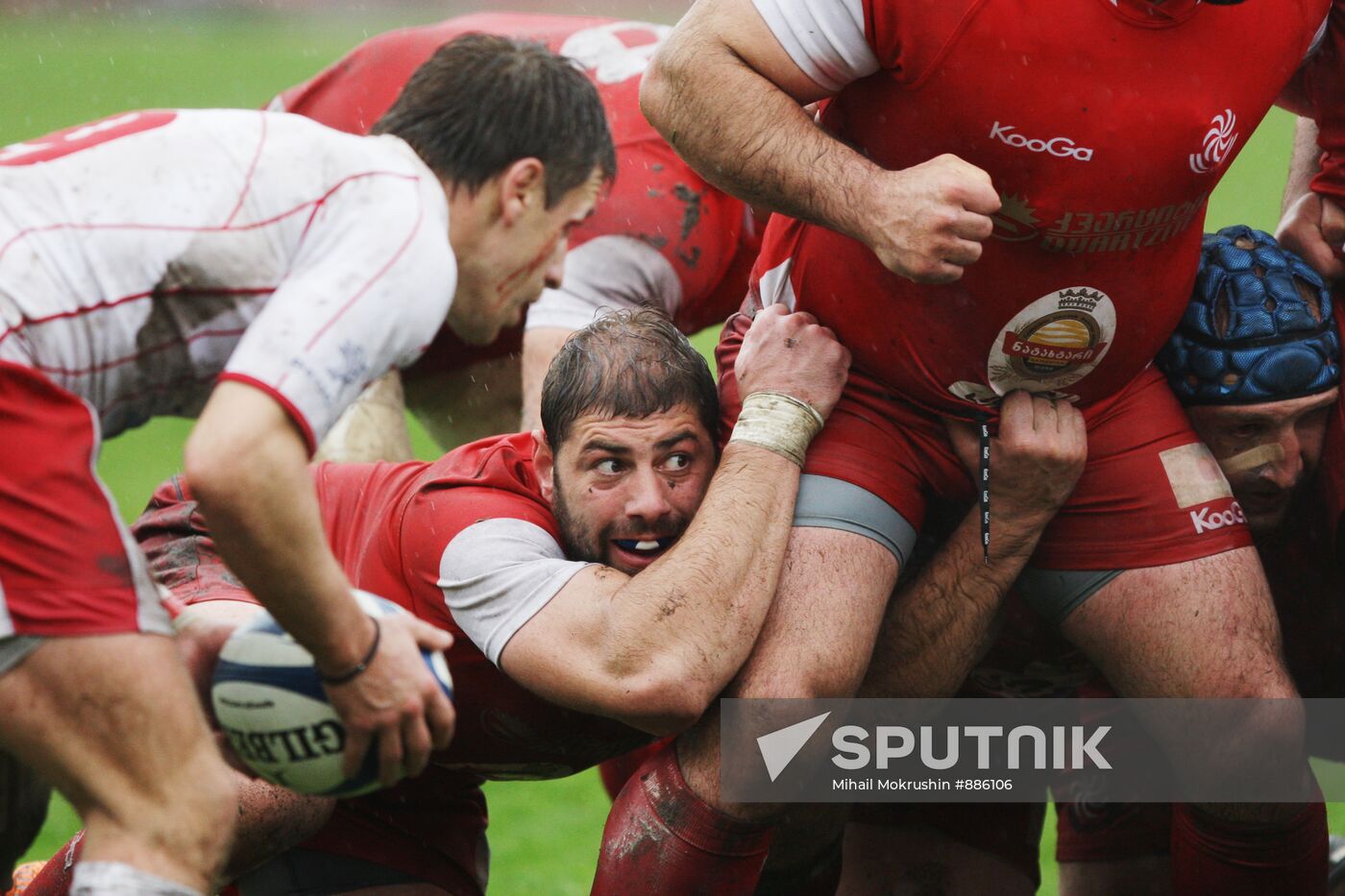 Rugby. European Nations Cup. Match Russia - Georgia