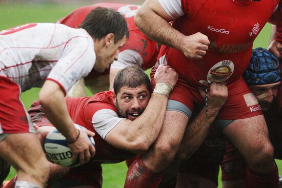 Rugby. European Nations Cup. Match Russia - Georgia